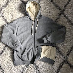 FEAR OF GOD FOG Essentials Thermal Zip Hoodie Grey
